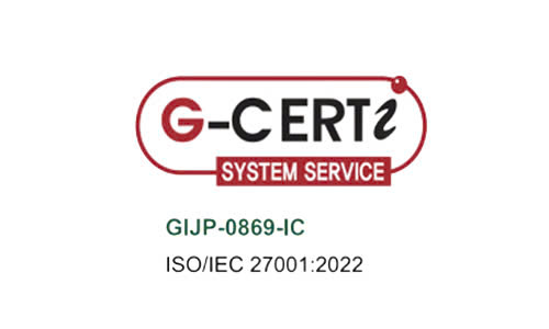 ISO/IEC 27001:2022 Certification by G-CERTi (Cert: GIJP-0869-IC)